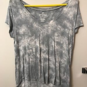 Blue/Gray A&E Tie Dye Tee